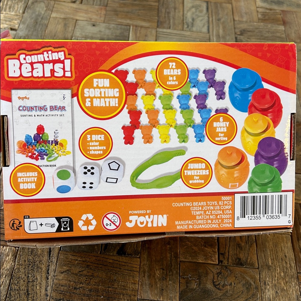 Joyin Counting Bears Sorting & Math Activity Set NEW - Picture 6 of 6